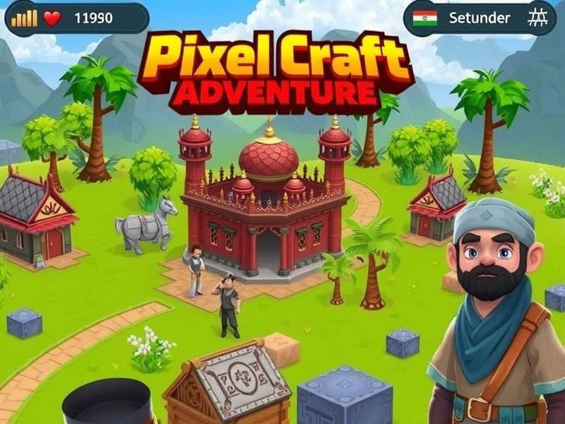 India Pixel Craft Adventure Crafting System
