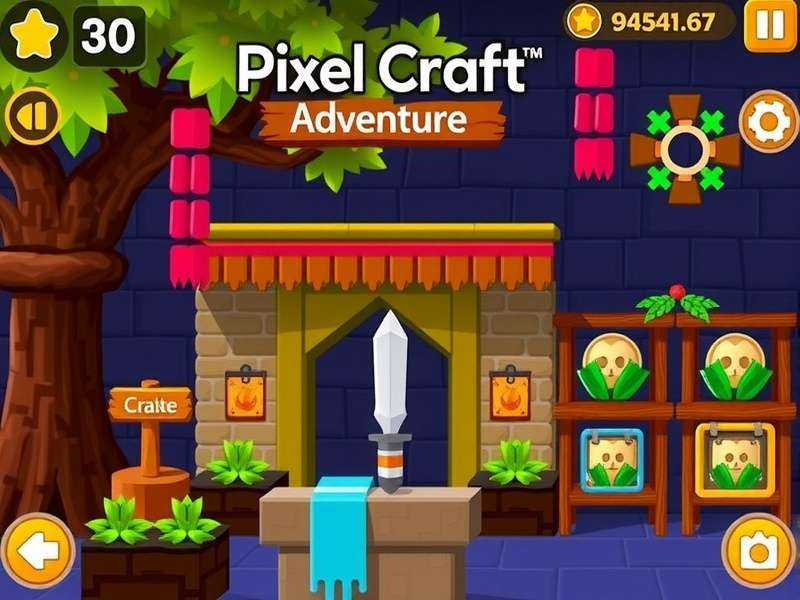 India Pixel Craft Adventure Game Screenshot